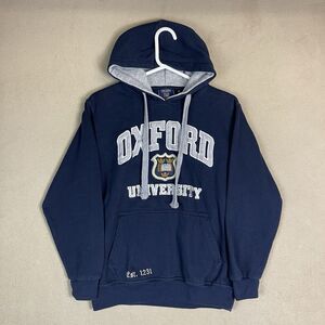 GWCC Hoodie Womens Medium Blue Oxford University‎ Pullover Sweatshirt Adult